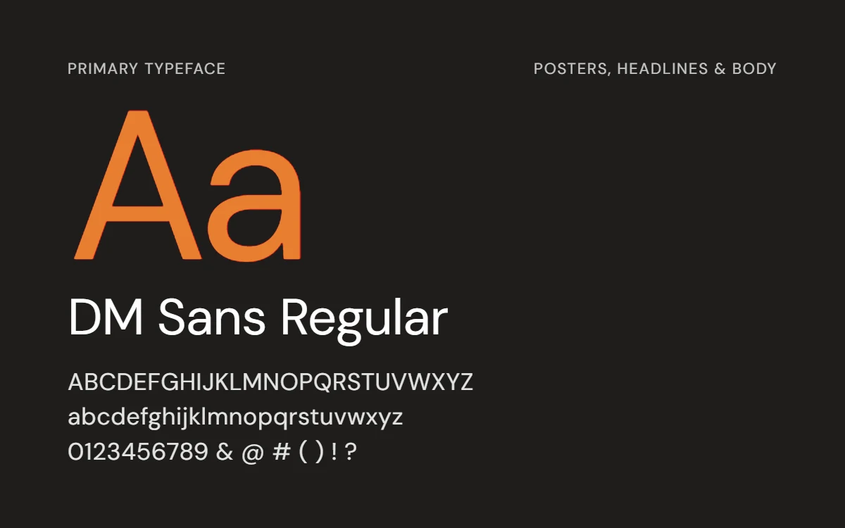 Archist Studio typography specimen 1