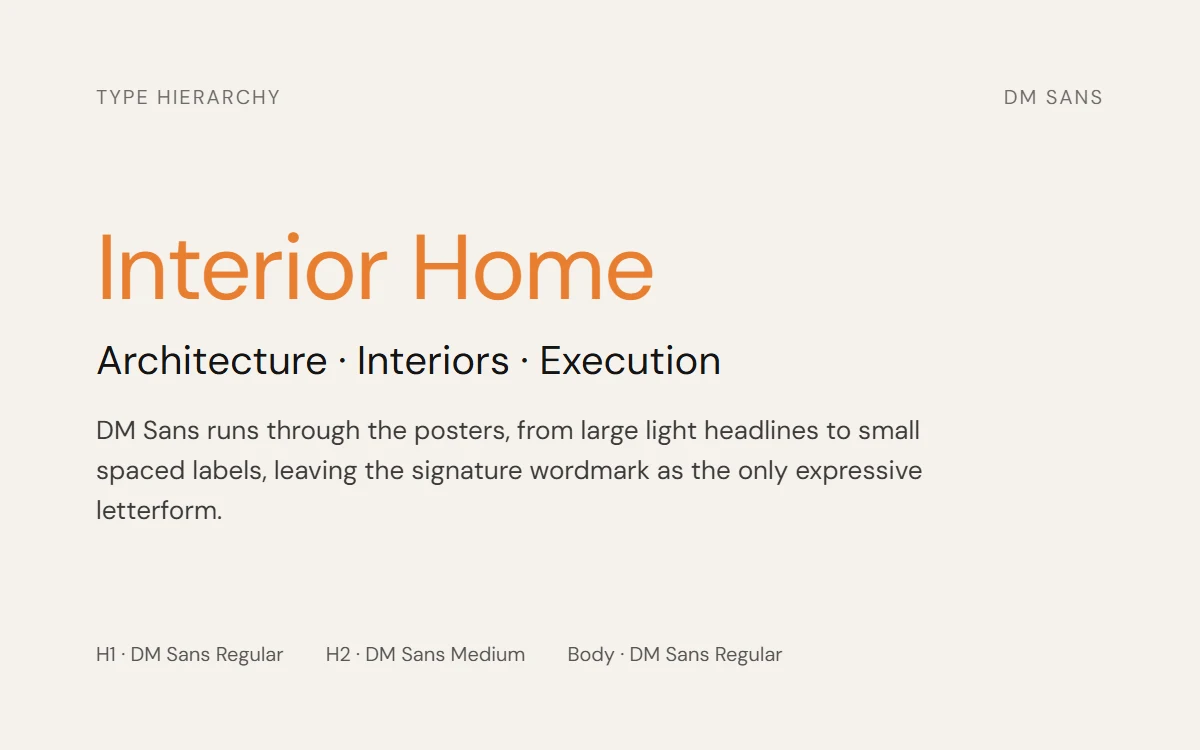 Archist Studio typography specimen 2