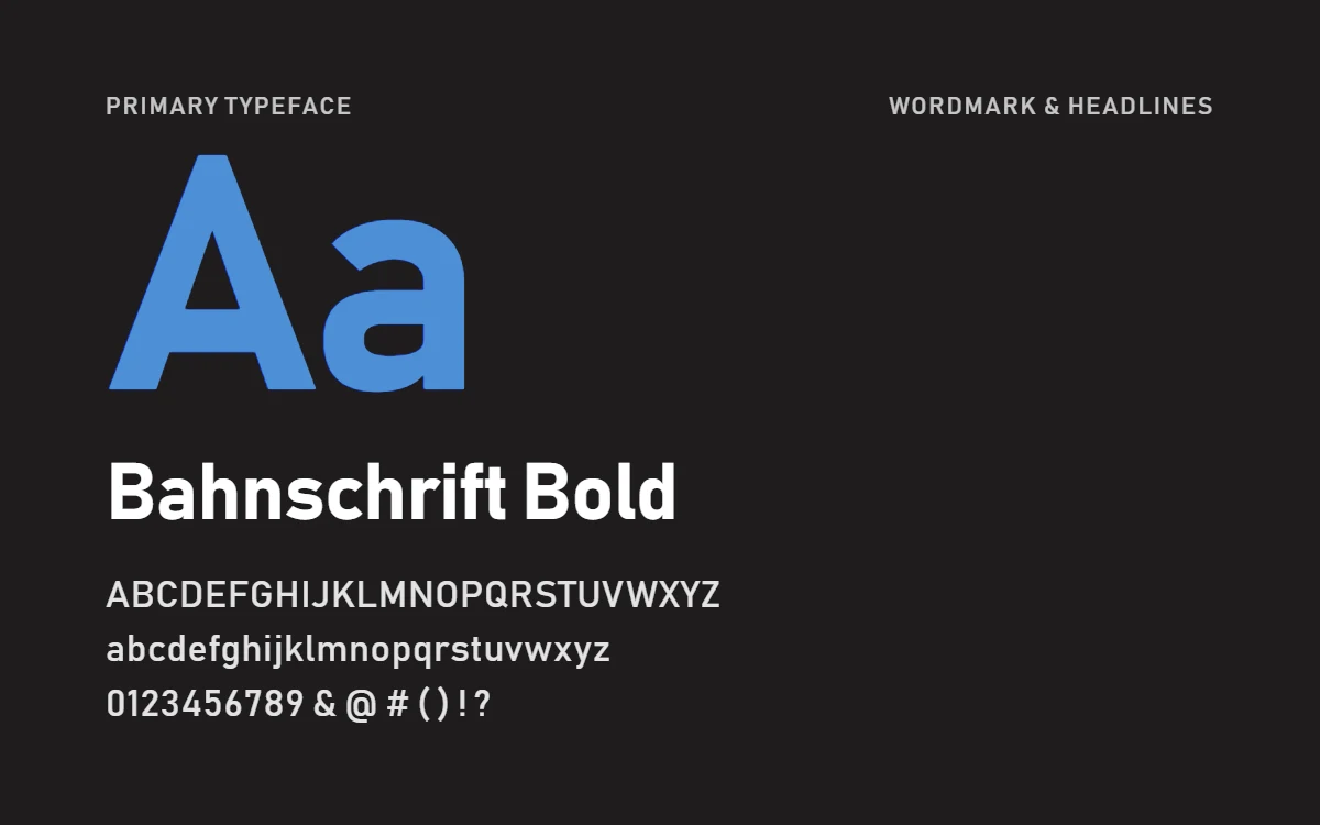 Coach Finder typography specimen 1