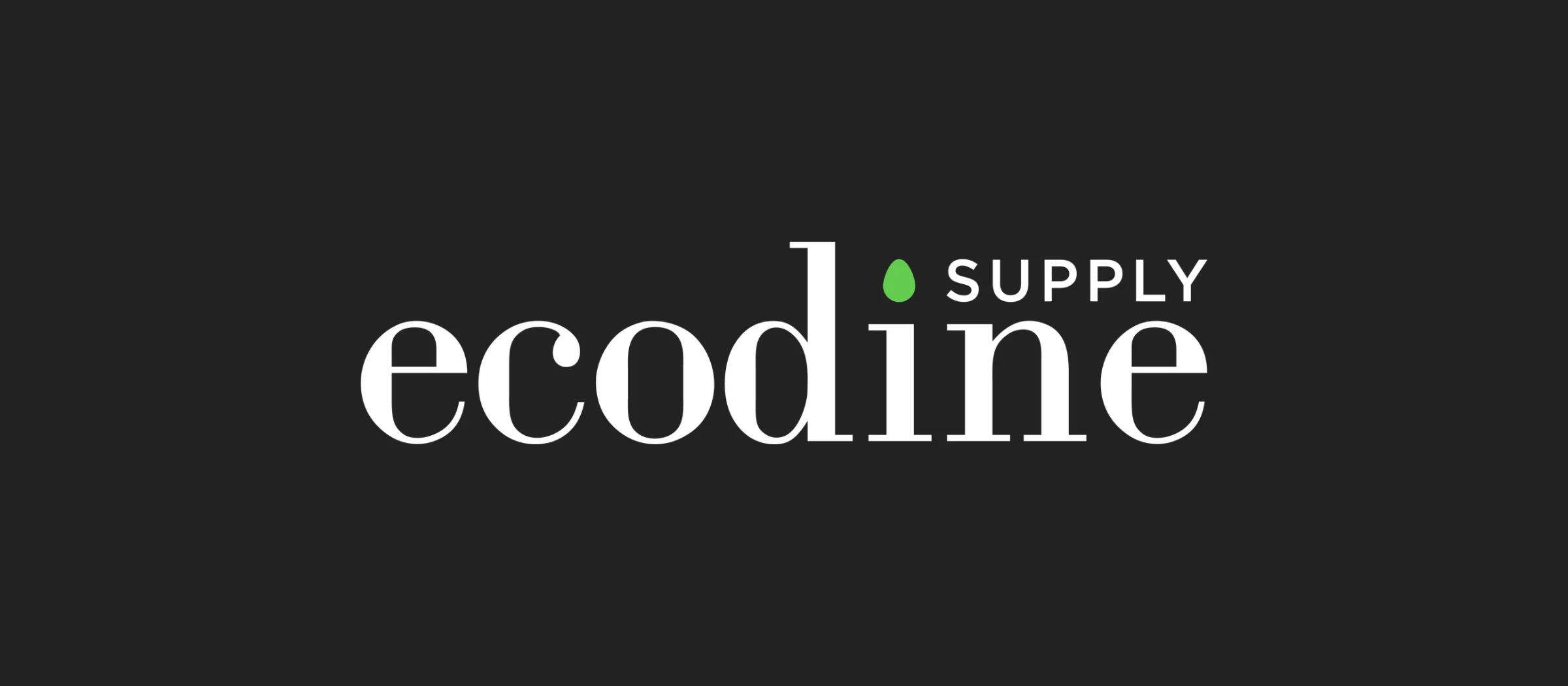 Ecodine Supply brand identity banner