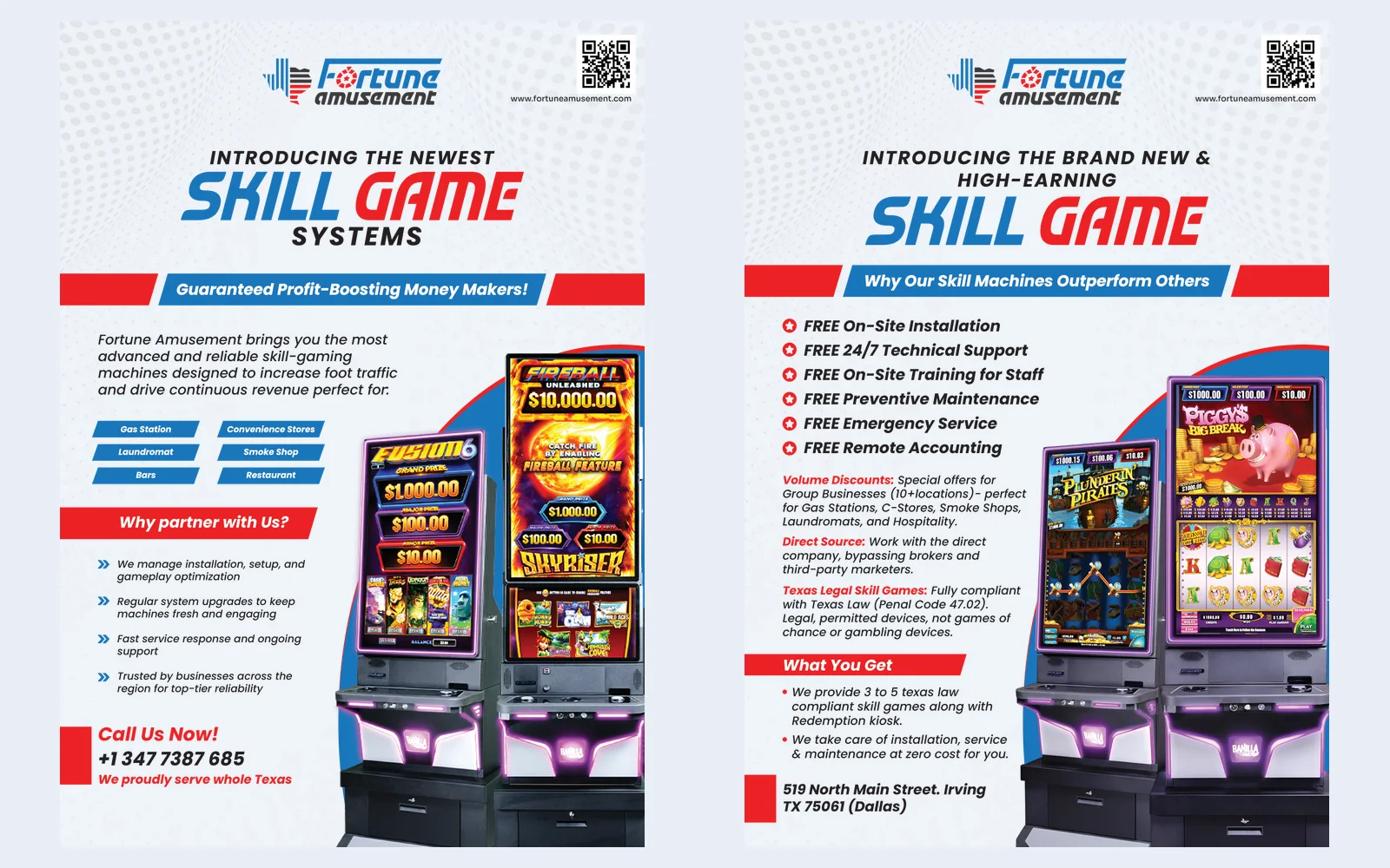 Fortune Amusement brand application 3