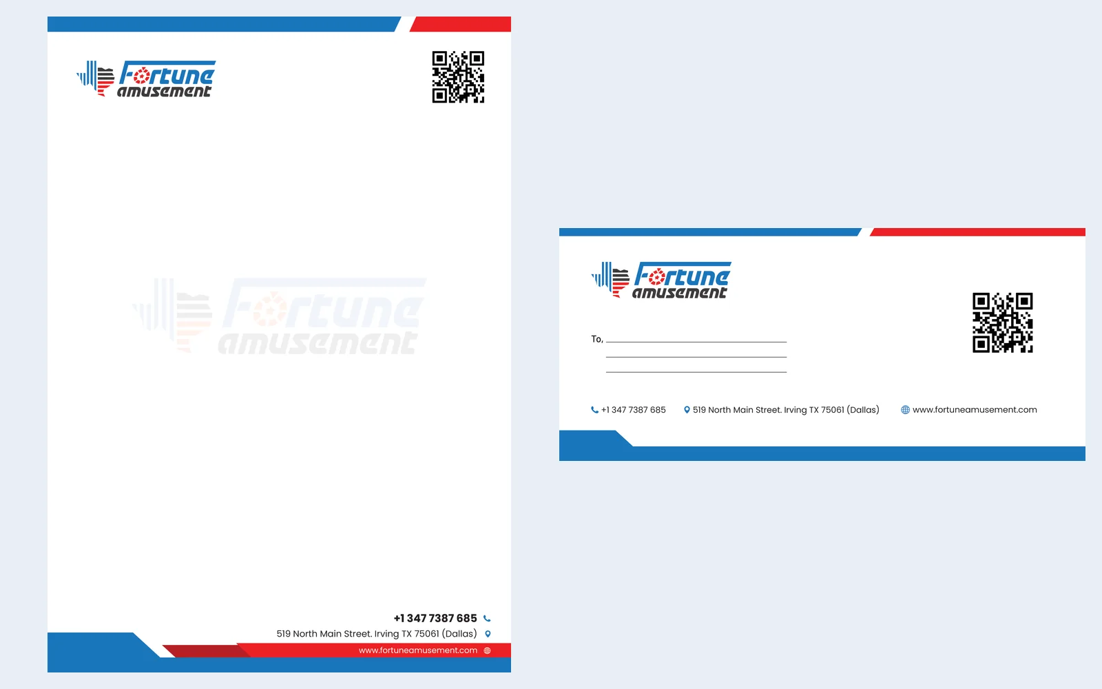 Fortune Amusement brand application 4