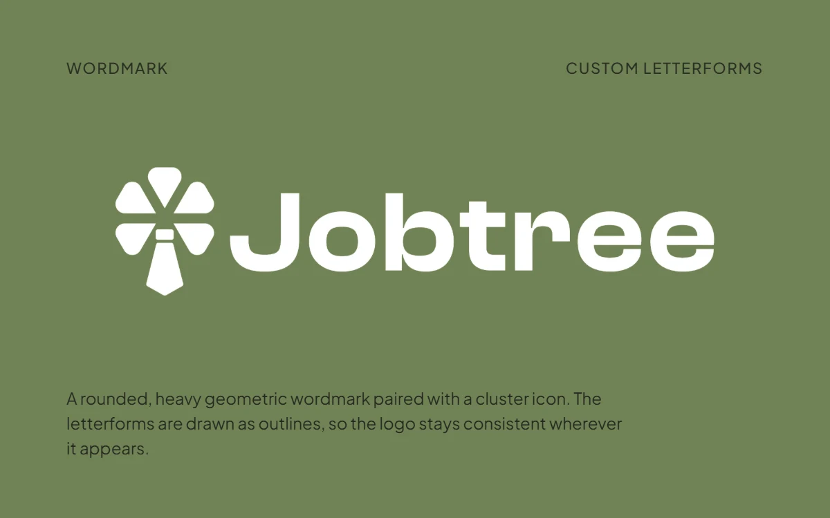 Jobtree typography specimen 1