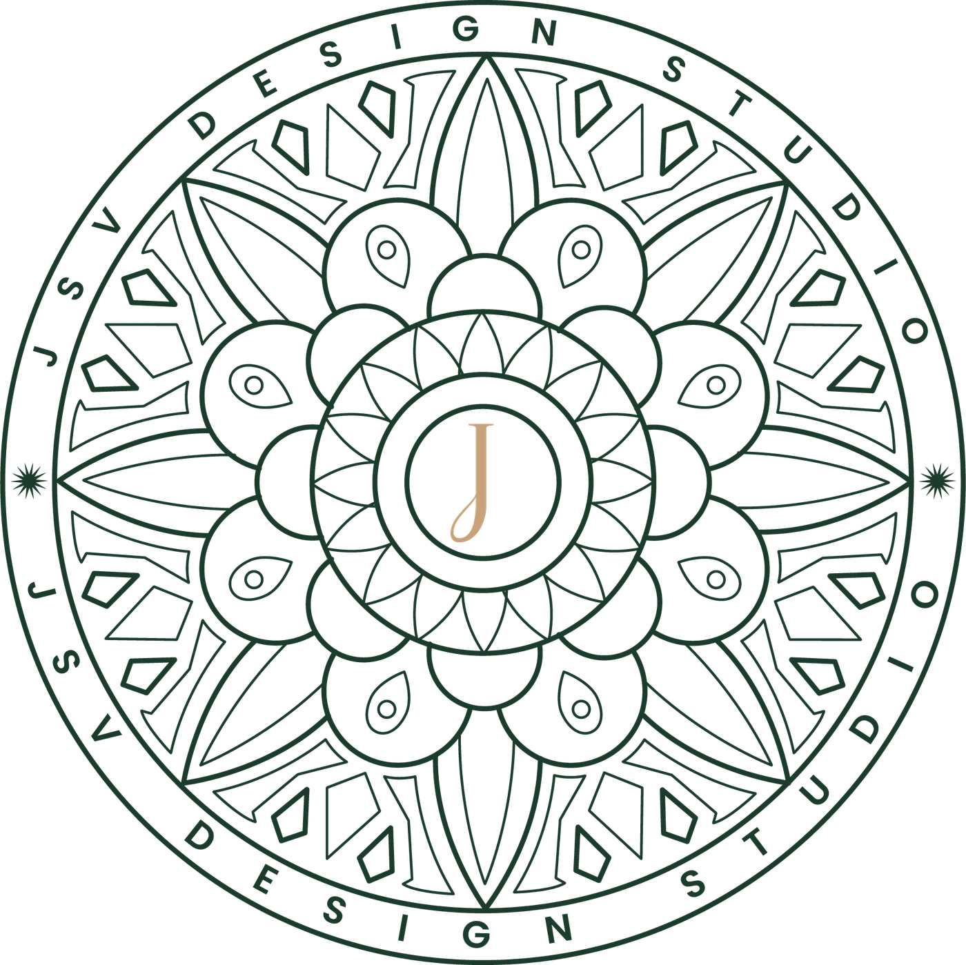 JSV Design Studio logo variant 4