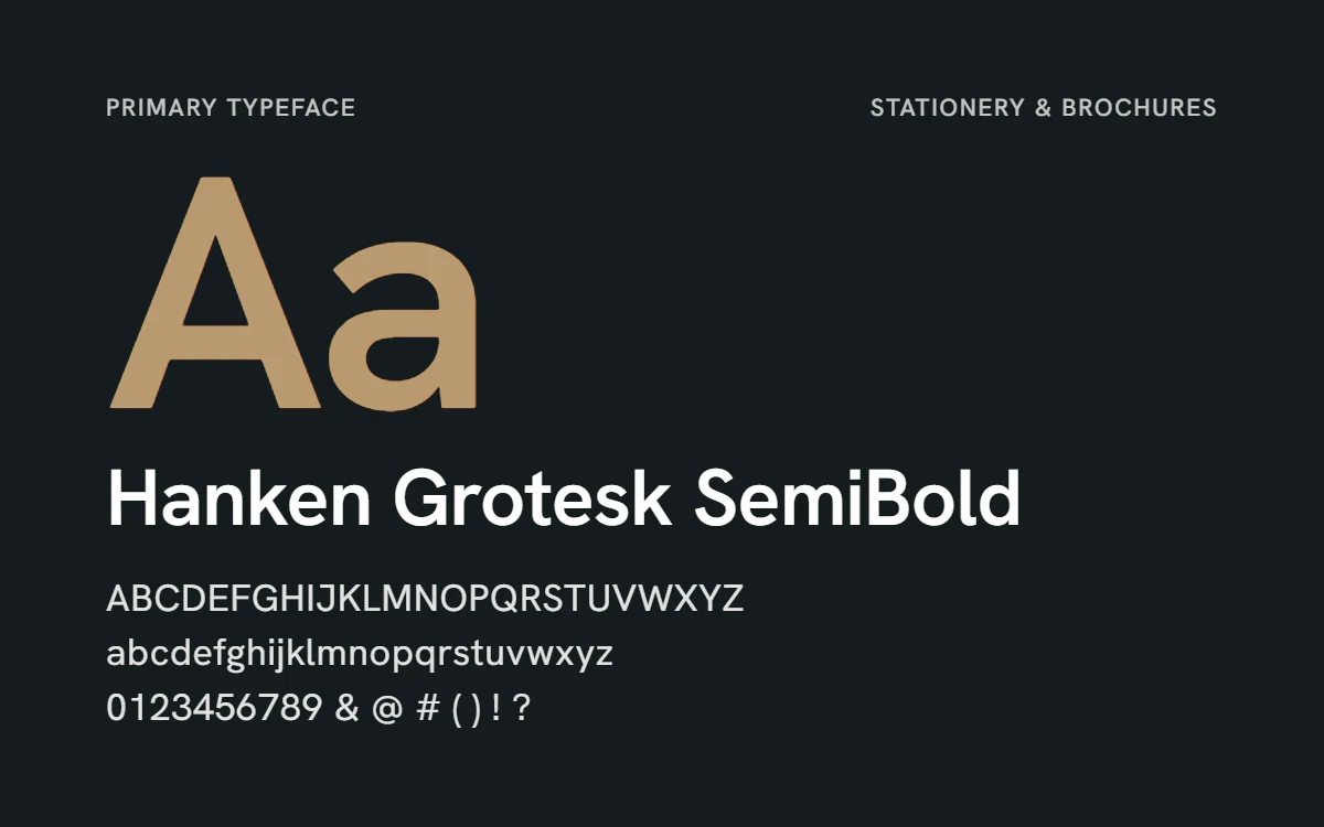 Luxore Impex typography specimen 1