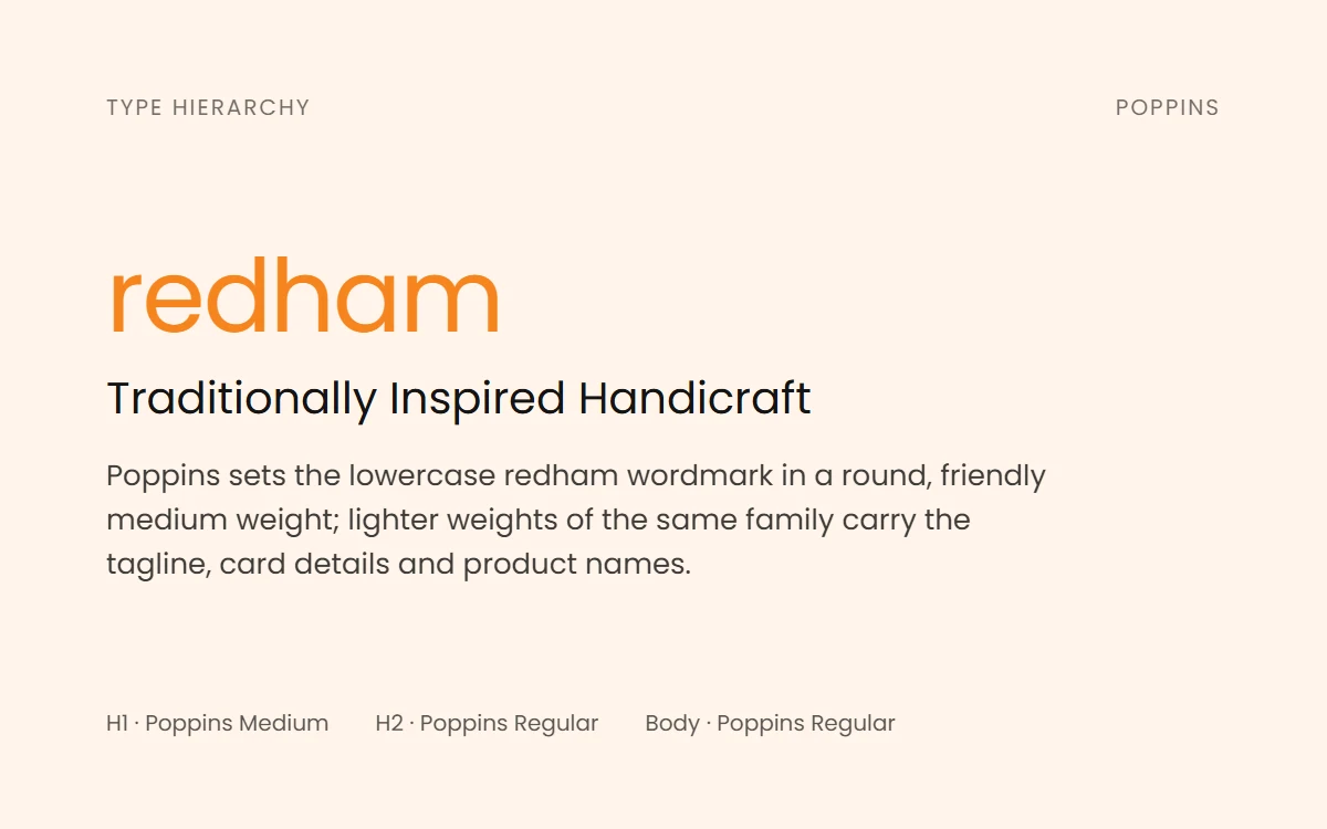 Redham typography specimen 2