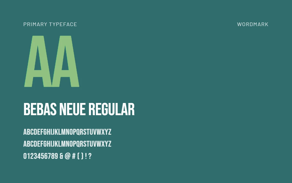 Trade Nest Exim typography specimen 1