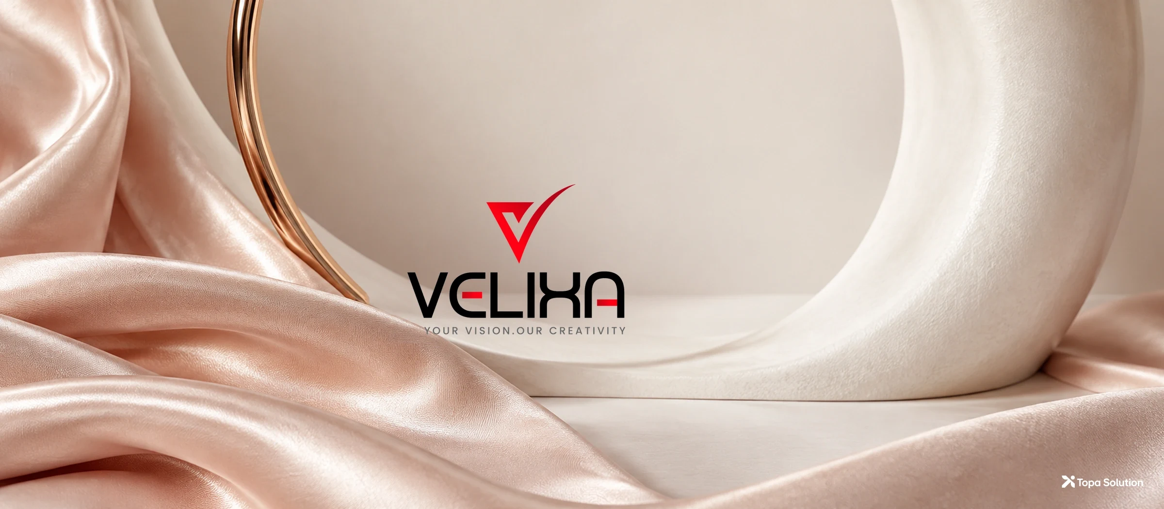 Velixa brand identity banner