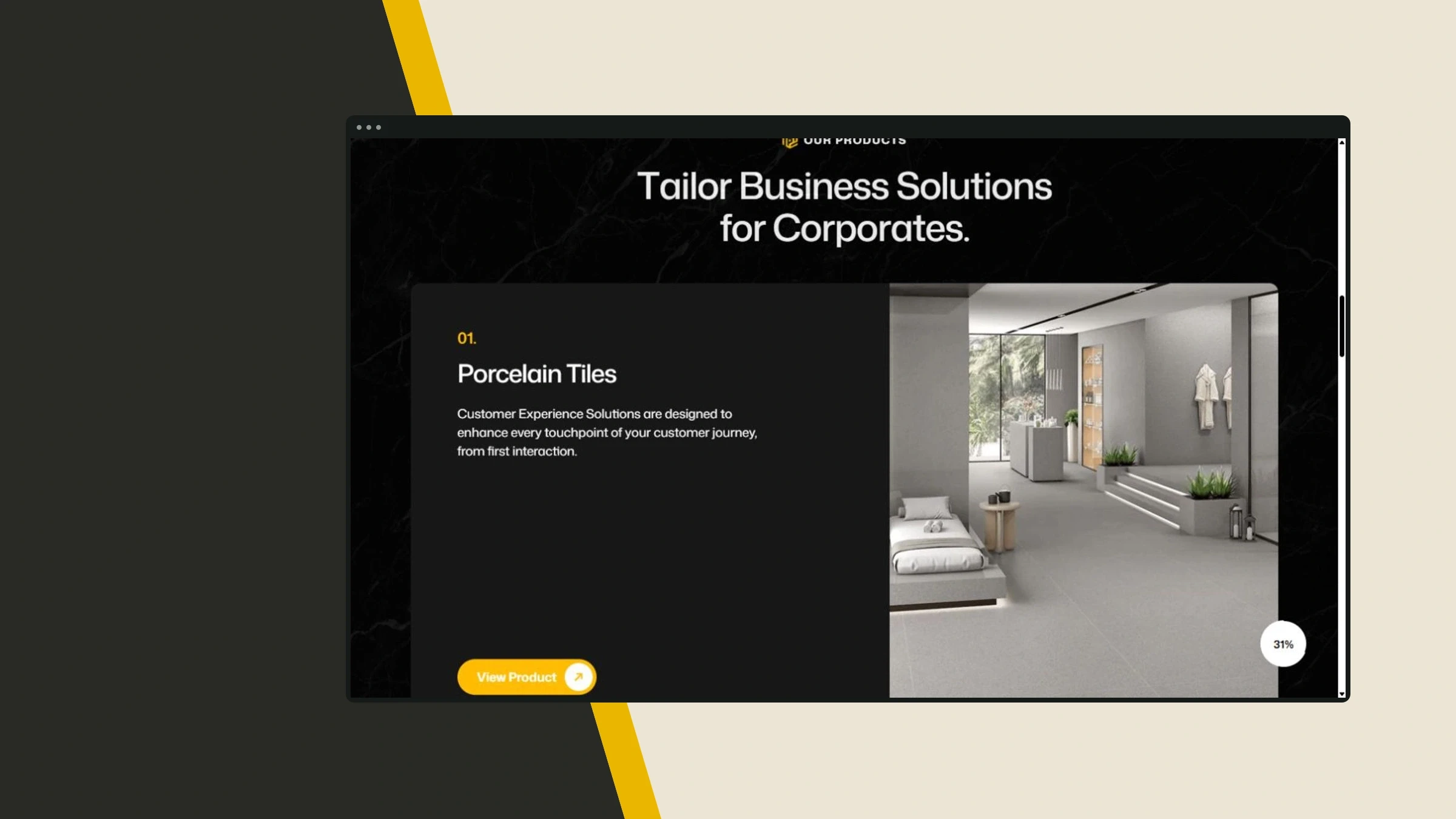 Preethman Impex website mockup